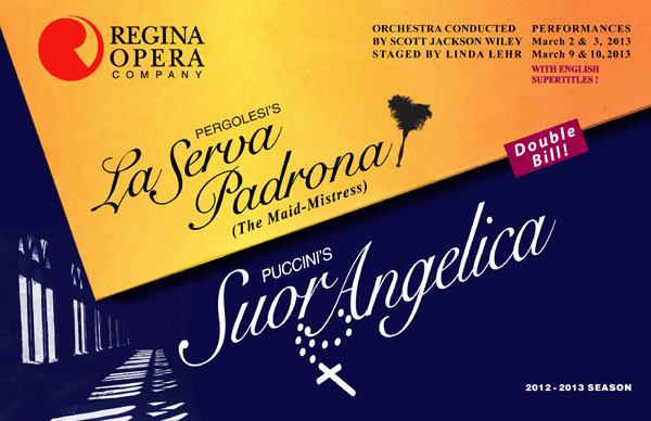 La Serva Padrona and Suor Angelica Postcard